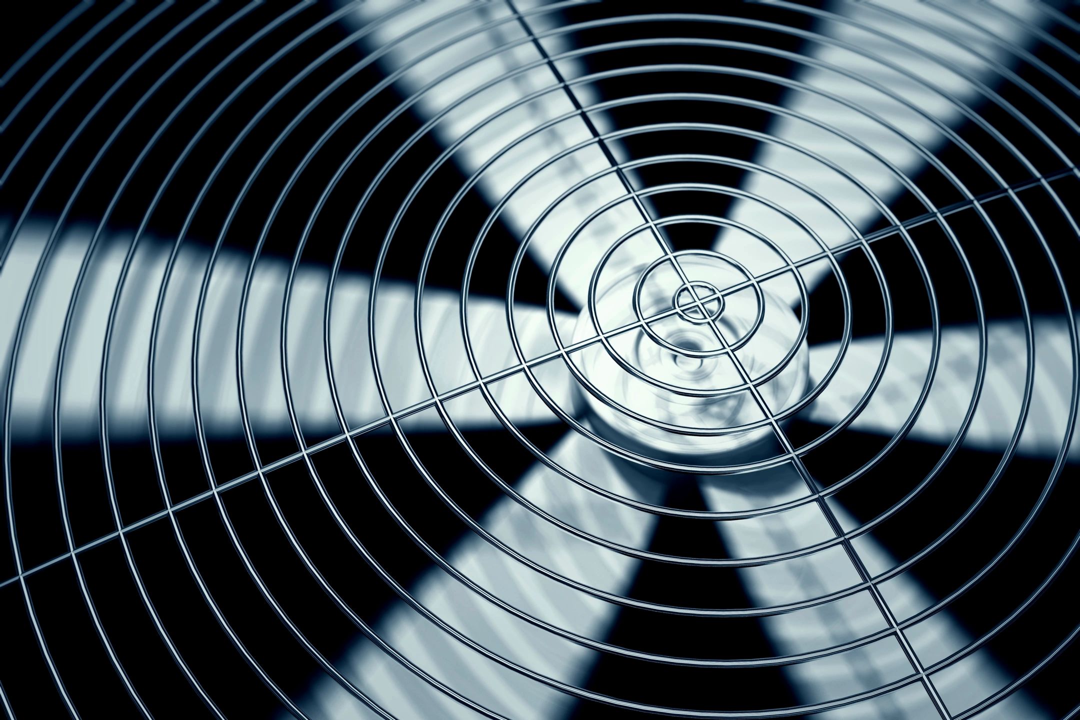 Metal fan grille