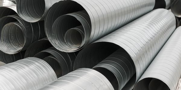 Corrugated spiral duct pipes